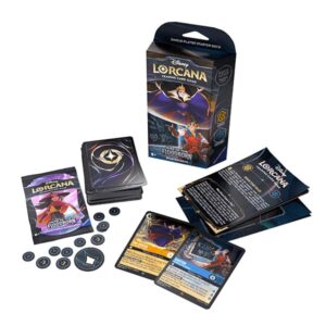 Disney Lorcana Rise Of The Floodborn Starter Deck Amber & Sapphire Contents