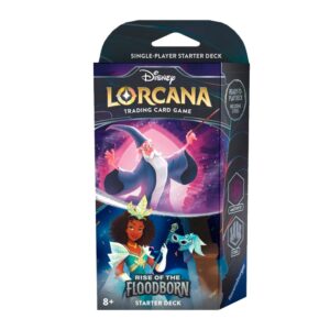 Disney Lorcana Rise Of The Floodborn Starter Deck Amethyst & Steel