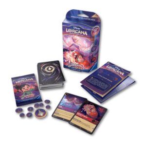 Disney Lorcana Shimmering Skies Starter Deck Amethyst & Ruby Contents