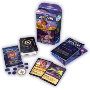 Disney Lorcana Ursula's Return Starter Deck Amber & Amethyst Contents