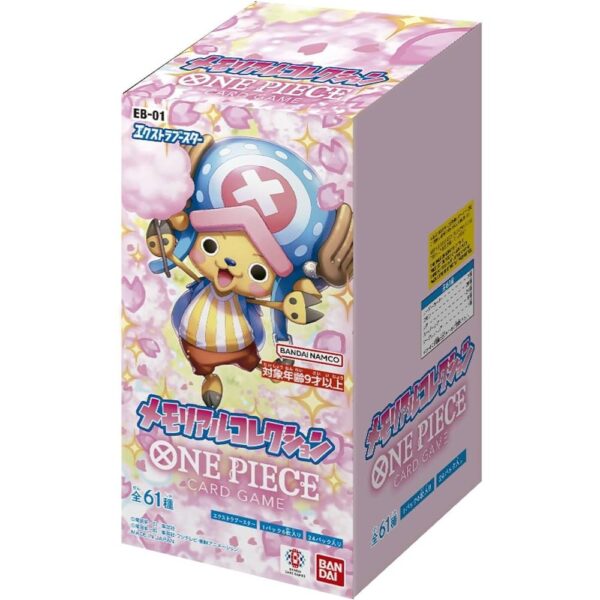 One Piece EB-01 Memorial Collection Extra Booster Box Japanese