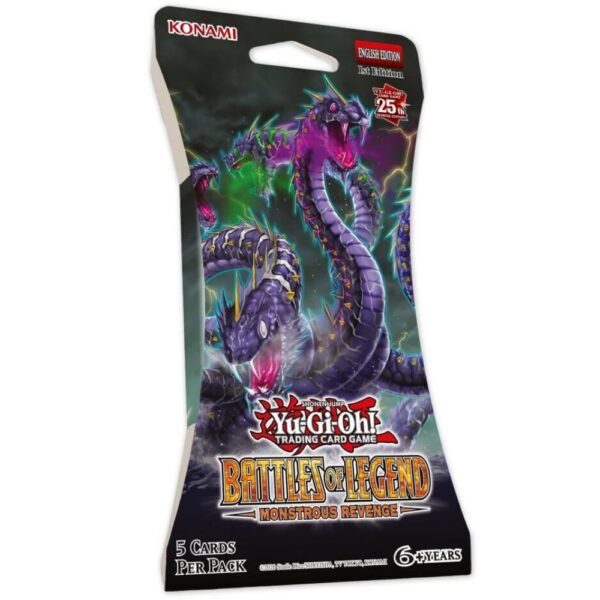 Yu-Gi-Oh! Battles Of Legend Monstrous Revenge Sleeved Booster (1st Edition)