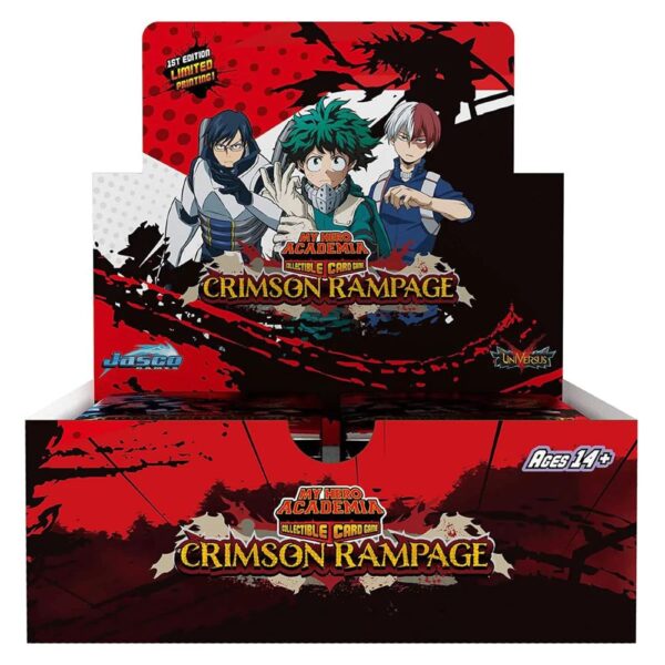 My Hero Academia CCG Series 2 Crimson Rampage Booster Box