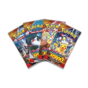 Inhoud van Pokémon Surging Sparks Build & Battle Kit