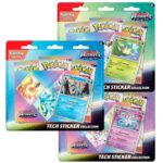 Pokémon Prismatic Evolutions Collection d’autocollants Tech (aléatoire)