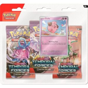 Pokémon Temporal Forces 3-Pack Blister (Cleffa)