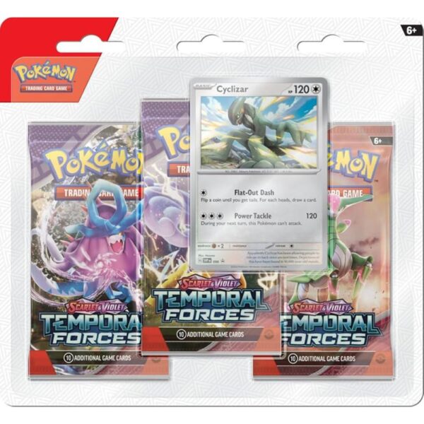 Pokémon Temporal Forces 3-Pack Blister (Cyclizar)