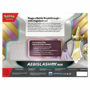 Pokémon Aegislash EX Box Back