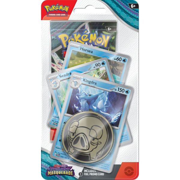 Pokémon Twilight Masquerade Premium Checklane Blister (Kingdra)